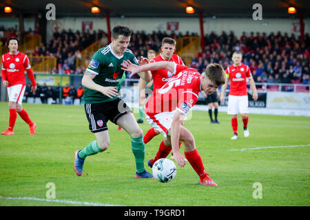 CIARAN COLL di Derry City FC durante il Airtricity League fixture tra Sligo Rovers & Derry City FC Foto Stock