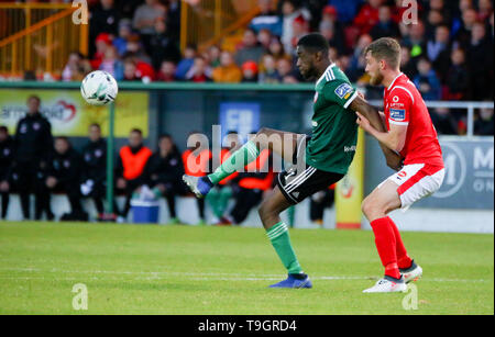 JUNIOR OGEDI di Derry City FC durante il Airtricity League fixture tra Sligo Rovers & Derry City FC Foto Stock