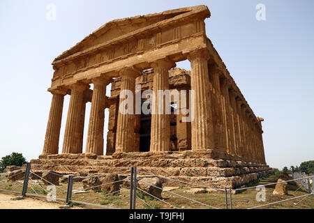 Tempio di Concord - Valle dei Templi Foto Stock