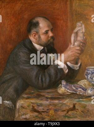 Ritratto di Ambroise Vollard (1865-1939). Museo: Courtauld Institute of Art di Londra. Autore: Pierre-Auguste Renoir. Foto Stock