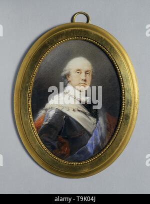 Ritratto del Principe Karl Heinrich von Nassau-Siegen (1743-1808). Museo: Membro Hermitage di San Pietroburgo. Autore: Heinrich Friedrich Füger. Foto Stock