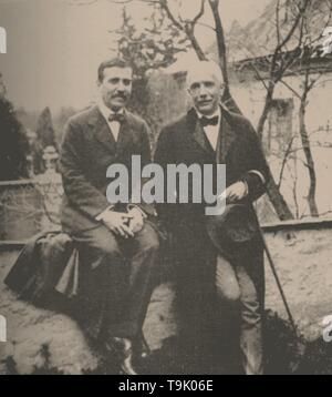 Hugo von Hofmannsthal (1874-1929) e Richard Strauss (1864-1949). Museo: Collezione privata. Autore: anonimo. Foto Stock