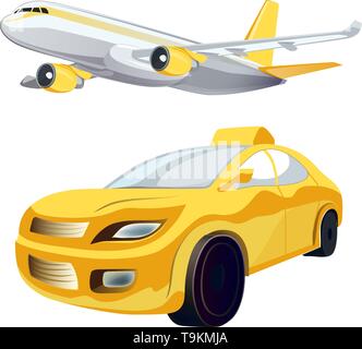 Il trasporto del vettore di logistica e di trasporto. Global corriere Servizi di consegna. Inchiostro inciso art. Illustrazione Vettoriale