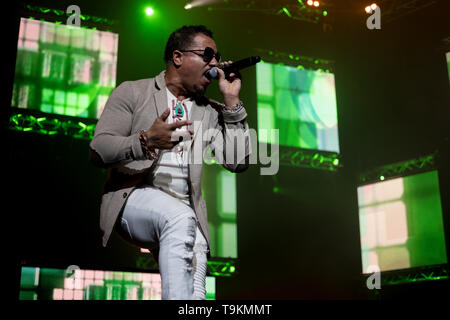 In Norvegia, Stavanger - Aprile 28, 2017. Il giamaicano cantante e musicista Shaggy esegue un concerto dal vivo durante la Amiamo il 90's mostrano in Stavanger. (Photo credit: Gonzales foto - Christer Haavarstein). Foto Stock