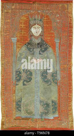 La sindone di Maria Palaiologina Asanina. Museo: Monastero di Putna. Autore: bizantino arti applicate. Foto Stock
