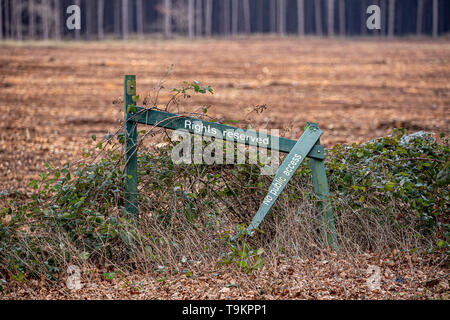 "Diritti riservati" Foto Stock