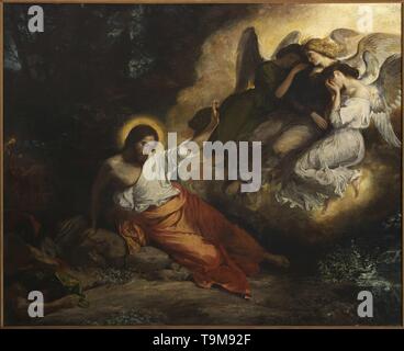 L'agonia nel giardino. Museo: Église Saint-Paul-Saint-Louis, Parigi. Autore: Eugene Delacroix. Foto Stock