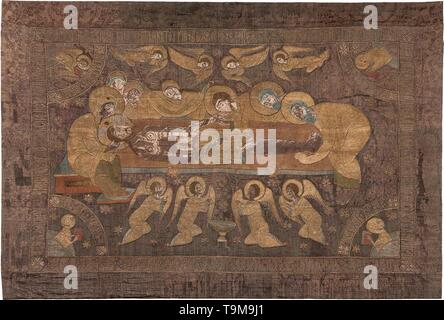 Epitaphios di Gavril Trotusan. Museo: Monastero di Putna. Autore: bizantino arti applicate. Foto Stock