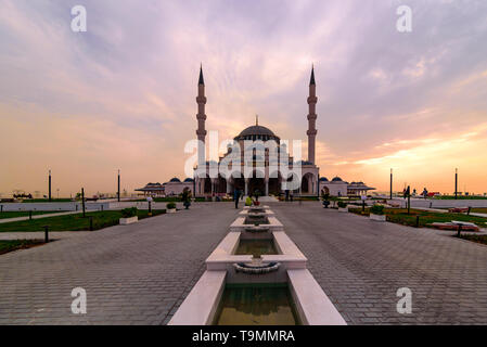 Grande Moschea di Sharjah Foto Stock