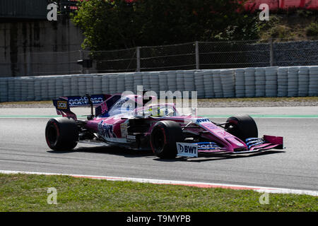 Barcellona, Spagna. 15 Maggio 2019 - Nick Yelloly dal Regno Unito con 34 SportPesa punto Racing Team in pista durante la F1 può Test al Circuit de Catalunya. Foto Stock
