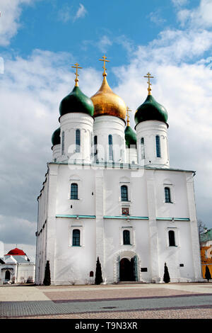 Gli ortodossi la chiesa cristiana in Kolomna fotografato close-up Foto Stock