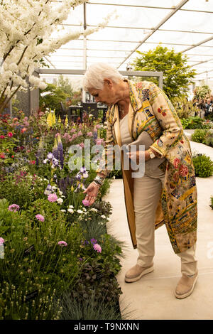 Londra, Regno Unito. Il 20 maggio 2019. Dame Judi Dench. Premere il tasto giorno al 2019 RHS Chelsea Flower Show. Foto: Bettina Strenske/Alamy Live News Foto Stock