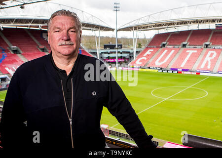 UTRECHT, ritratto di Frans van Seumeren, proprietario di footballclub FC Utrecht, calcio, stagione 2018-2019, 04-03-2019, Stadio de Galgenwaard Foto Stock