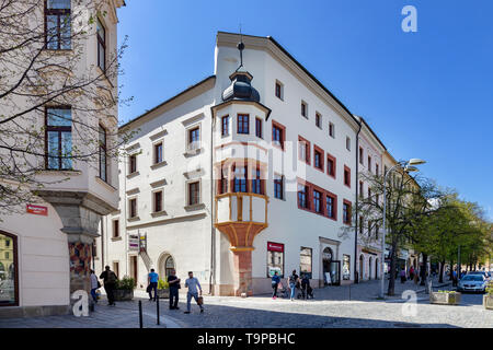 Masarykovo náměstí, Jihlava, Oberland, Česká republika / Piazza Masaryk, town Jihlava, Regione di Vysocina, Repubblica Ceca, Europa Foto Stock