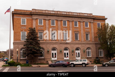 Gli Stati Uniti Post office all'angolo di East Goodwin e Sud Cortez strade in Prescott, Arizona, Stati Uniti d'America Foto Stock
