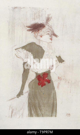 Henri de Toulouse-Lautrec - mademoiselle marcelle mutuante 1895 permanente Foto Stock