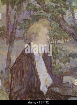 Henri de Toulouse-Lautrec - donna giardino 1891 Foto Stock