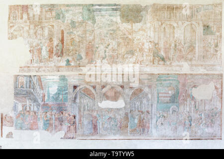Opera d'arte nel Campo Santo in paizza del Duomo di Pisa Foto Stock