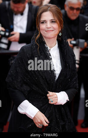 Cannes, Francia. Il 20 maggio 2019. Agnes Jaoui frequentando il 'La belle époque' premiere durante la 72a Cannes Film Festival presso il Palais des Festivals il 20 maggio 2019 a Cannes, Francia Credito: Geisler-Fotopress GmbH/Alamy Live News Foto Stock