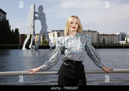 Berlino, Germania. Il 20 maggio 2019. Sophie Turner al 'X-Men: Dark Phoenix' photocall a Spreeufer il 20 maggio 2019 a Berlino, Germania. | Verwendung weltweit Credito: dpa/Alamy Live News Foto Stock