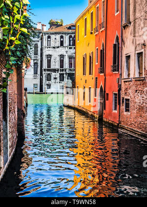 Scena romantico a Venezia, Italia Foto Stock