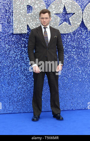 Taron Egerton, Rocketman - UK Premiere, Leicester Square, Londra, Regno Unito, 20 maggio 2019, Foto di Richard Goldschmidt Foto Stock