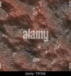 Pozze di fango Texture Seamless Tile Foto Stock