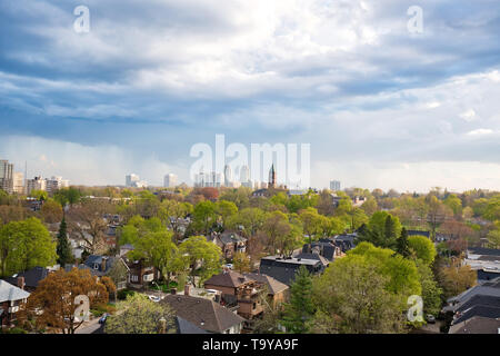 Upscale Eglinton e Forest Hill area residenziale ambita da medio e di classe superiore famiglie così come gli sviluppatori di Ontario Foto Stock