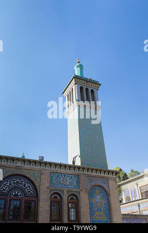 Wind Tower Building, Imarat-i Badgir, Golestan palace, Teheran, Iran Foto Stock