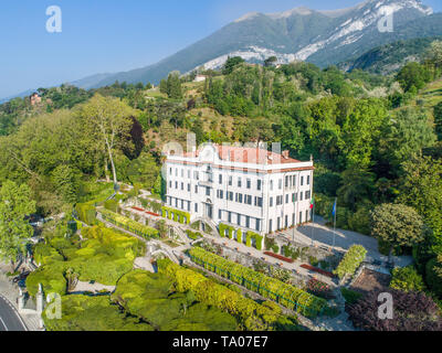 Villa Carlotta, il lago di Como. Italia Foto Stock