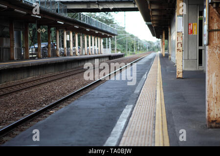 Giappone stazione ferroviaria Foto Stock