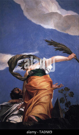 Paolo Veronese - triumph virtù sul vizio 1556 Foto Stock