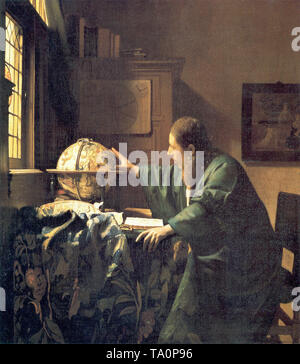 Johannes Vermeer - astronomo 1668 Foto Stock