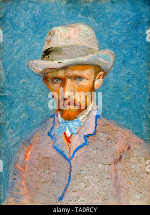Vincent van Gogh, autoritratto, 1887 Foto Stock