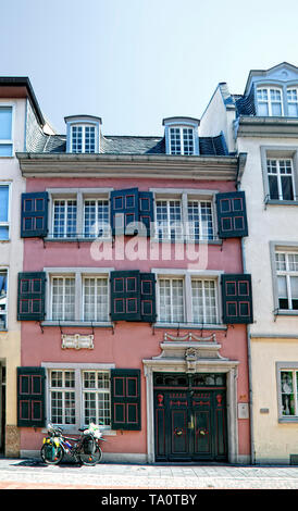 Casa di Beethoven, Bonn, Germania, Europa Foto Stock