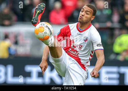 UTRECHT, 21-05-2019, Stadio Galgenwaard, Stagione 2018 / 2019 , Utrecht - Heracles , olandese Eredivisie Europei di calcio i play-off , FC Utrecht player Cyriel Dessers Foto Stock