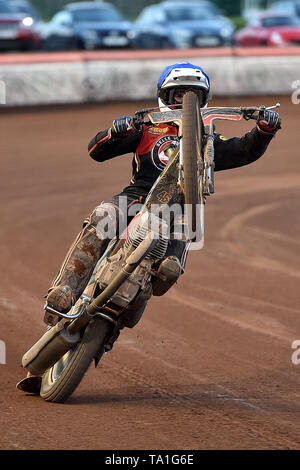 Manchester, Regno Unito. Il 20 maggio 2019. MANCHESTER, Inghilterra xx può Belle Vue Max Fricke durante la SGB Premiership match tra Belle Vue Aces e Swindon Robins presso il National Speedway Stadium e Manchester lunedì 20 maggio 2019. (Credit: Eddie Garvey | MI News) Credito: MI News & Sport /Alamy Live News Foto Stock