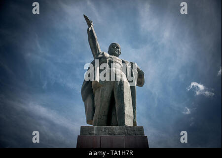 , Tambov Tambov Regione, la Russia. 21 Maggio, 2019. Monumento a Vladimir Ilyich Lenin Credito: Demian Stringer/ZUMA filo/Alamy Live News Foto Stock