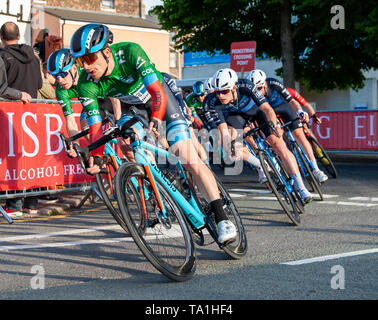 Birkenhead, Merseyside, Regno Unito. 21 Maggio, 2019. OVO energia serie Tour in bicicletta; a Madison Genesi rider Credito: Azione Sport Plus/Alamy Live News Foto Stock