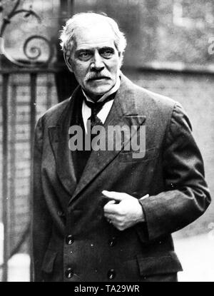 James Ramsay MacDonald (1866-1937), uomo politico britannico e co-fondatore del partito laburista. Egli è stato il primo ministro della Gran Bretagna nel 1924 e tra il 1929 e il 1935 . Foto Stock