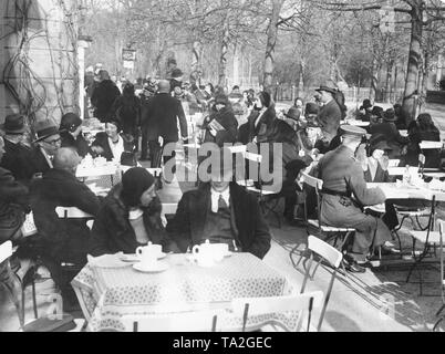 Escursione di un ristorante di Berlino. Foto Stock