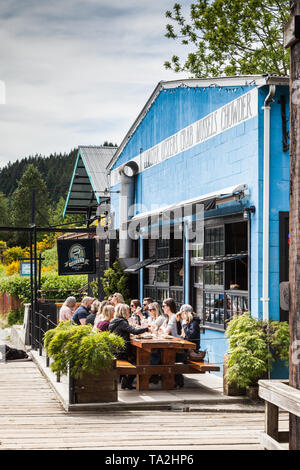 Punto di riferimento locale di Smitty's Oyster House in Gibsons sbarco sulla Costa del Sole della Columbia Britannica Foto Stock