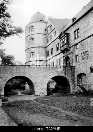 Wewelsburg come un castello nazista nel nazionalsocialismo. Foto non datata. Foto Stock