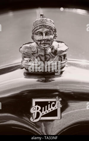 1926 Buick Master sport roadster emblema di cofano Foto Stock