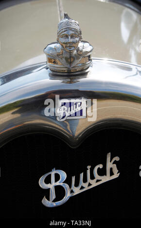 1926 Buick Master sport roadster emblema di cofano Foto Stock