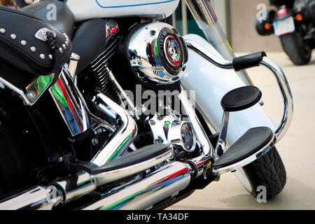 Harley-Davidson moto dettaglio Foto Stock