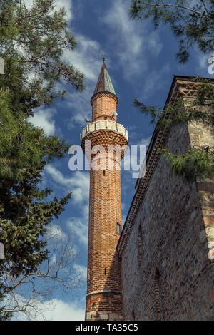 Moschea nel castello di Alanya Foto Stock