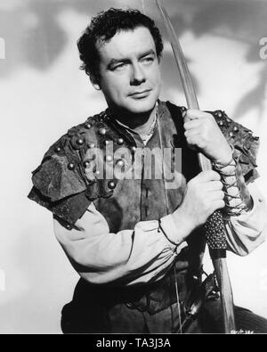 Richard Greene come Robin Hood spada della Foresta di Sherwood 1960 direttore Terence Fisher Hammer Film / Yeoman Films Ltd / Columbia Pictures Foto Stock