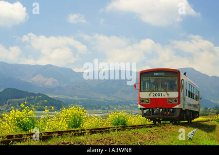 Minami Aso ferroviarie, Prefettura di Kumamoto, Giappone Foto Stock