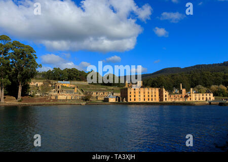 Eredità di Mondo elencati di Port Arthur trusty insediamento penale in Tasmania è stato istituito nel 1830 ed è il meglio conservato sito di prigionia in Australi Foto Stock